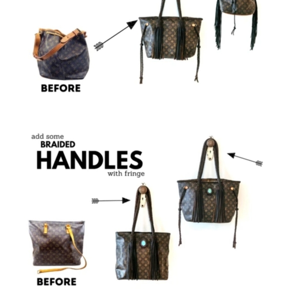 Louis Vuitton Fringe Tote - Picture 7 of 9